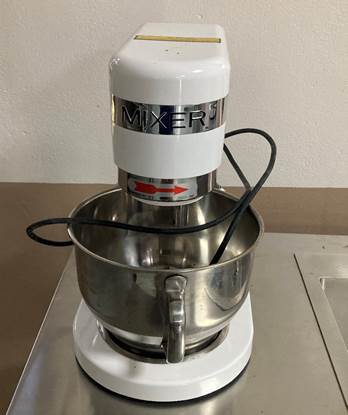 Figure 3.0: 5L Foodstuff mixer (Front view)